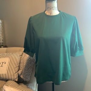 Dark green top